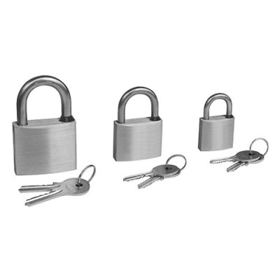 Stainless Steel Padlock With Stainless Steel Shackle, Dimensions 40x33mm - 9024356 - 9024356
