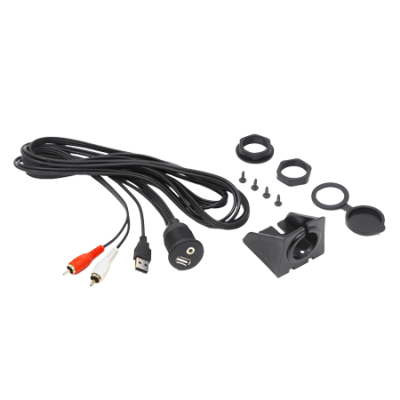 Hertz Hma Usb Aux In - Waterproof Socket With Usb And 3.5mm Jack - 9025106 - 9025106