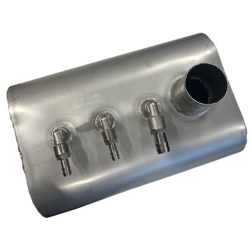 Fuel Tank Stainless Steel 32l, 600x170x350mm With Welded Fittings - 9035002 1 1 - 9035002