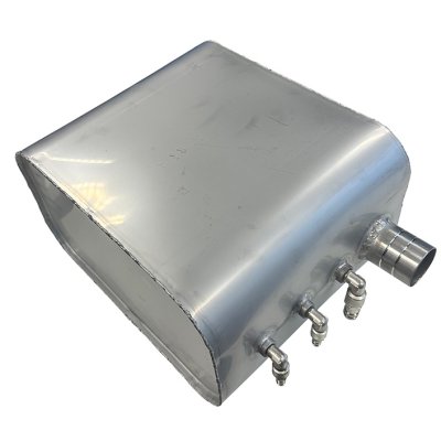 Fuel Tank Stainless Steel 32l, 600x170x350mm With Welded Fittings - 9035002 1 - 9035002