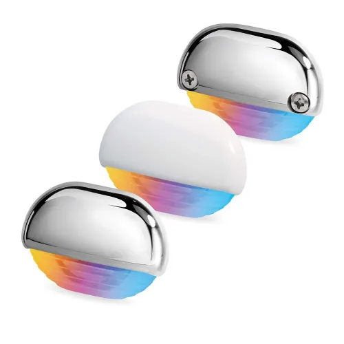 Hella Apelo RGB step light, Stainless Steel, 12/24VDC, IP67 - 9041448 1 - 9041448