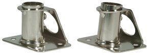 Stainless Steel Stanchion Base 90&deg;, Base: L=65mm, B=70-90mm, &Oslash;25mm - 9042190 1 - 9042190