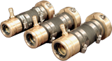 allpa water lubricated bronze, self-aligning inner bearing with dual lip seal