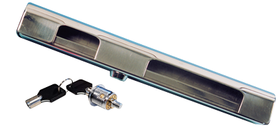 Stainless Steel Outboard Motor Lock (Mounts Over Motor Bracket) - 9048100 1 - 9048100