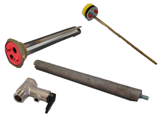 Replacement parts for allpa marine water heaters