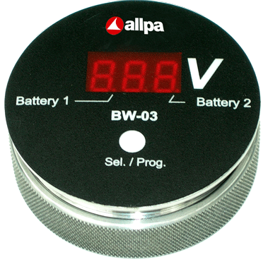 Battery Watch Monitor Model 'Bw-03', Smart Voltage Meter For Multiple Batteries, Display: Red - 9056182 - 9056182