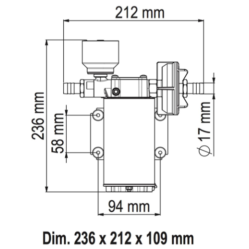 Water Pressure System All6/E, 12/24v - 906175 1 - 906175