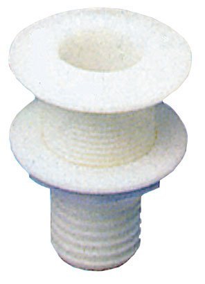 Plastic Skin Fitting, 3/4", Dims. A=25mm, B=18mm, C=83mm, D=51mm, E=43mm, White - 9062040 - 9062040