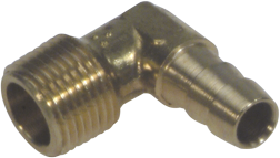Sierra Fuel Line Fitting, 90&deg;, 3/8" Npt & 3/8" Hose, Omc - 9064307 - 9064307