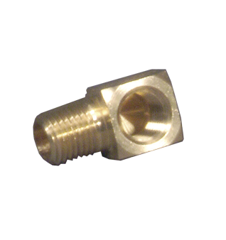 Sierra Fuel Line Fitting Messing, 90&deg;, Universal, 1/4" Npt Male/Female - 9064322 - 9064322