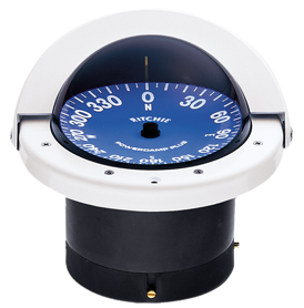 Ritchie Compass Model 'Supersport Ss-2000w' 12v, Flush Mount Compass, Dial &Oslash;114,3mm/5&deg;, White - 9067024 4 - 9067024
