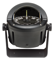 Ritchie Compass Model 'Helmsman', Hb-740, 12v, Bracket Mount Compass, Dial &Oslash;93,5mm/5&deg;, Black - 9067070 - 9067070
