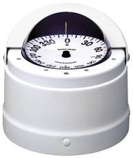 Ritchie Compass Model 'Navigator Dnw-200', Binnacle Mount Compass, 12v, Dial &Oslash;114,3mm/5&deg;, White - 9067092 - 9067092