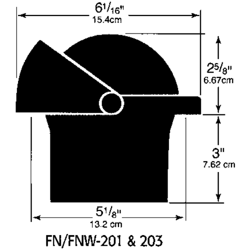 Ritchie Compass Model 'Navigator Fnw-201', Flush Mount Compass, 12v, Dial &Oslash;114,3mm/5&deg;, White - 9067094 2 - 9067094