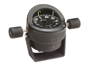 Ritchie Compass Model 'Helmsman Hb-845', 12v, Bracket Mount Compass, Dial &Oslash;95mm/5&deg;, Black - 9067304 3 - 9067304