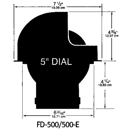 Ritchie Compass 'Globemaster Fd-500-B', 12/24/32v, Flush Mount, &Oslash;127mm/2 Of 5&deg;, Black (Power) - 9067370 1 - 9067370