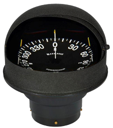 Ritchie Compass 'Globemaster Fd-500-B', 12/24/32v, Flush Mount, &Oslash;127mm/2 Of 5&deg;, Black (Power) - 9067370 - 9067370