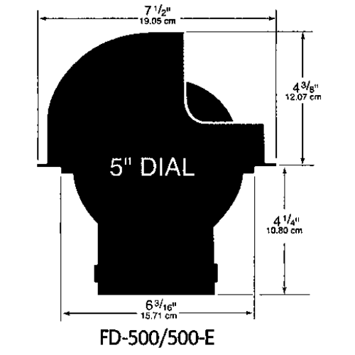 Ritchie Compass 'Globemaster Fd-500-P', 12/24/32v, Flush Mount, &Oslash;127mm/2 Of 5&deg;, Stainless Steel (Power) - 9067371 1 - 9067371