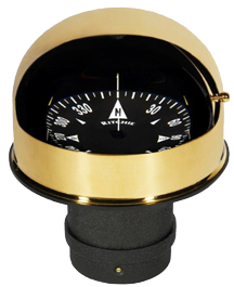 Ritchie Compass 'Globemaster Fd-600-X', 12/24/32v, Flush Mount, &Oslash;152,4mm/2 Of 5&deg;, Brass (Power) - 9067382 2 - 9067382