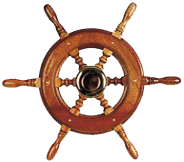 6-Spoke Wheel 'Type 2' Classic Mahogany Wheel With Adapter For Two Cones, &Oslash;490mm - 9068249 - 9068249