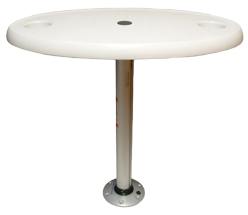 Springfield Table Top Oval Set (457x762mm) With Pedestal (H=686mm) And Base - 9069446a - 9069446A