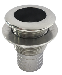 Stainless Steel 316 Skin Fitting With Hose Connection &Oslash;10mm (3/8") - 9072695 - 9072695