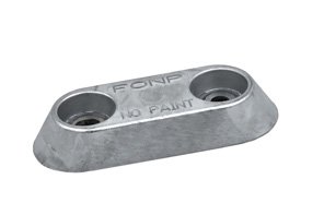 Aluminum Anode For Bolt Mounting, Hole Pitch = 80mm (0,42kg) - 9077810 1 - 9077810