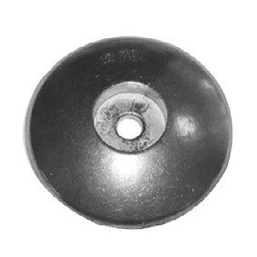 Zinc rudder anodes