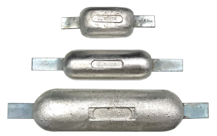 Magnesium Anode For Welding, 110x60x190x28mm (0,3kg) - 9077935 - 9077935