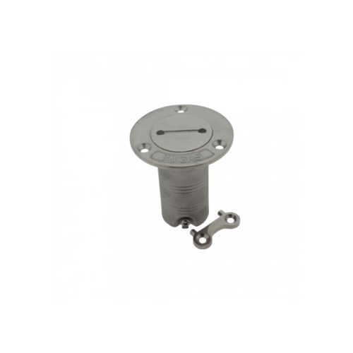 Stainless Steel Deck Entries 'Gas', Hose Connection &Oslash;38mm, Flange &Oslash;76mm, 0&deg; Model - 9078219 - 9078219