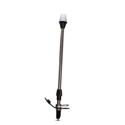Retractable All-Round Light, 12v/10w, 360&deg;, Black Housing, H=545mm - 9078605 - 9078605