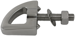 Stainless Steel Screw Eye, A=102mm, B=12mm, C=23mm, D=152mm - 9078725 - 9078725