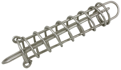 Stainless Steel Mooring Spring, &Oslash;5mm, A=260mm, B=50mm - 9078765 1 - 9078765