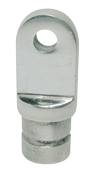 Stainless steel spray hood insert end fitting