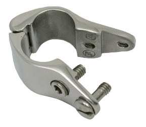 Stainless steel spray hood hinge jaw slides