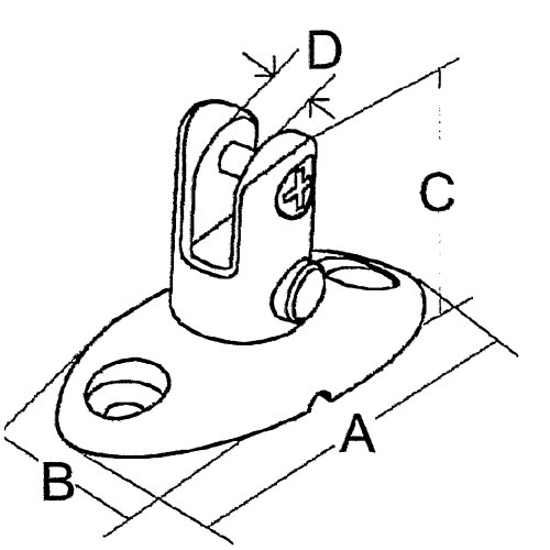 Stainless Steel Removable Deck Hinge With Release Button - 9078980 01 - 9078980