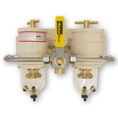 Racor Heavy Duty 'Turbine' Double, Switchable Dieselfilter With Water Separator, Model 75/1000fgx - 9079082 - 9079082