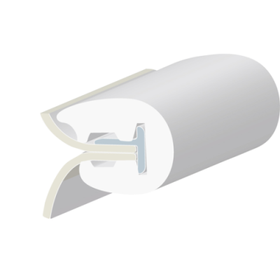 PVC Fender Profile Type "L-1" Roll Lenght 16m White - 9080205 2 - 9080205