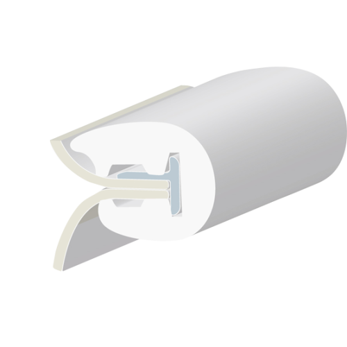PVC Fender Profile Type "L-1" Roll Lenght 16m White - 9080205 3 - 9080205