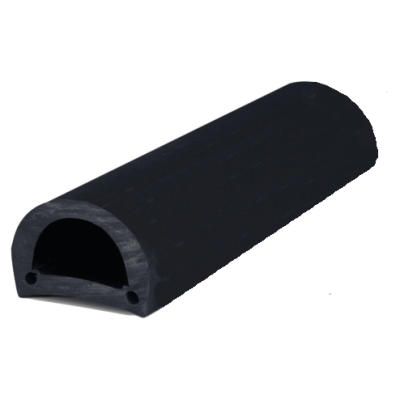 PVC Fender Profile, Dock 90, B=90mm, Black; 1 Coil Of 16m - 9080490r 2 - 9080490R