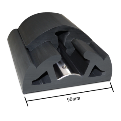 Pvc Fender Profile 'Bino', B=90mm, Black (Minimum Order In Multiples Of 10mtr) - 9080749 - 9080749