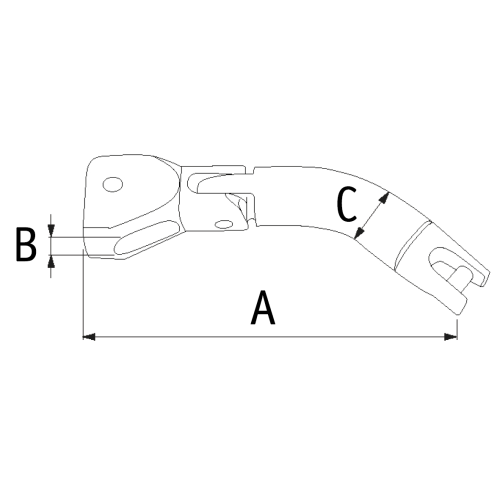 Ankerkettingverbinder dubbel wartelend &Oslash;6-8 ketting - 9081200 dim 72dpi - 9081200
