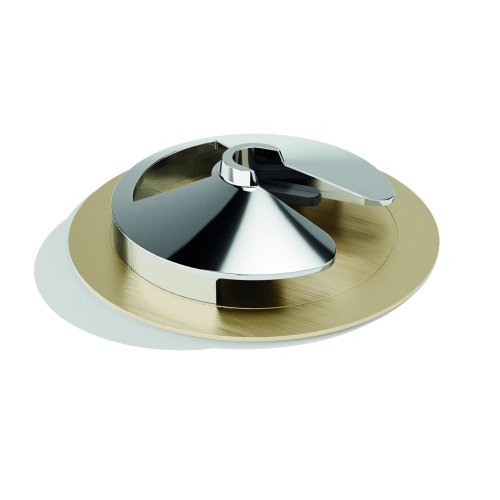 SEASIP Stainless steel holder - antislip gold finish base - for stemmed wine glasses - 9081280 1 - 9081280