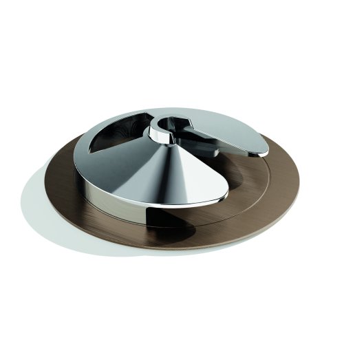 SEASIP Stainless steel holder - antislip bronze finish base - for stemmed wine glasses - 9081281 1 - 9081281