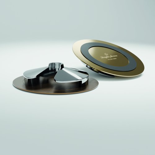 SEASIP Stainless steel holder - antislip bronze finish base - for stemmed wine glasses - 9081281 2 - 9081281