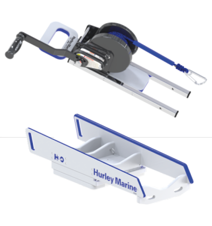 Hurley H3O Davit with hand winch