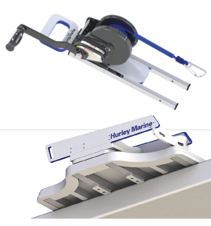 Hurley H3O+ Davit with hand winch