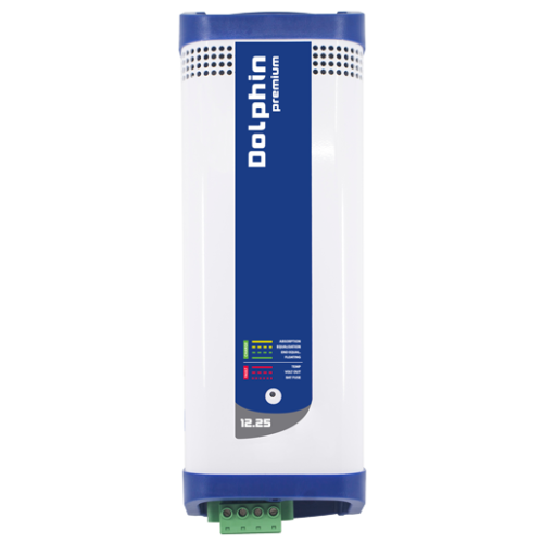 Dolphin Premium Smart Battery Charger, 12v, 25a, Capacity 350ah, 96x120x238mm - 9086214 - 9086214