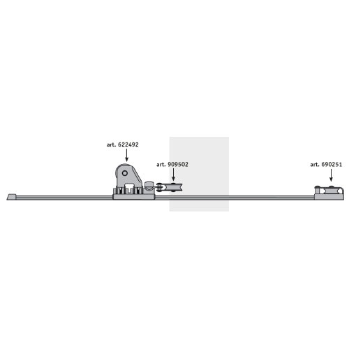 Antal Block Connected To The Car, 55mm - 909502 - 909502