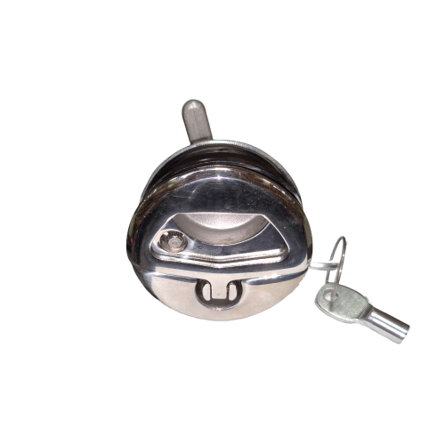 Stainless Steel Grand Slam Latch With Lock, A=8-25mm, B=22-76mm, C=62mm, D=50mm, E=71mm, F=54mm - 9098121l - 9098121/L